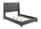 Agnes - King Headboard And Footboard - Charcoal