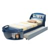 ACME Neptune II Twin Bed in Gray & Navy 30620T