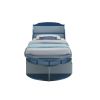 ACME Neptune II Twin Bed in Gray & Navy 30620T