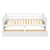 Daybed with two Storage Drawers ,White