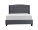 Eva - Queen Headboard, Footboard - Gray