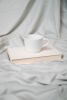 Omne Sleep 4-Piece Pewter Microplush and Bamboo Flex Head California King Hypoallergenic Sheet Set