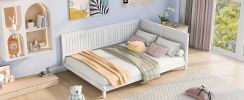 Full Size Wood Daybed/Sofa Bed, White