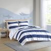 Cotton Cabana Stripe Reversible Quilt Set with Shark Reverse