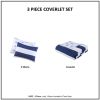 Cotton Cabana Stripe Reversible Quilt Set with Shark Reverse