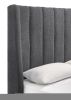 Agnes - King Headboard And Footboard - Charcoal