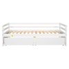 Daybed with two Storage Drawers ,White
