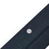 Queen Size Bedframe with LED Bedside Induction Light, Wrapped in Linen, Bedside Atmosphere Light, Anti Slip and Noise Free, Easy to Assemble, Dark Blu