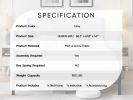 Queen Bed Frame with Storage Headboard, Charging Station and LED Lights, Upholstered Platform Bed with Heavy Metal Slats, No Box Spring Needed, Noise