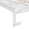 Queen Size Murphy Bed Wall Bed with Shelves,White