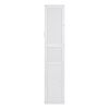 Queen Size Murphy Bed Wall Bed with Shelves,White