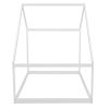 Full Size Wooden House Bed, White