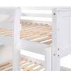 Full Over Full Bunk Bed with Twin Size Trundle, White ( old sku: LP000250AAK )