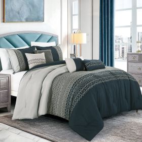 Massah 7PC COMFORTER SET (size: KING)